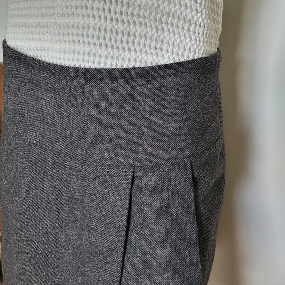 Simons Icōne Grey Pleated Skirt Size 6 - Picture 5 of 11